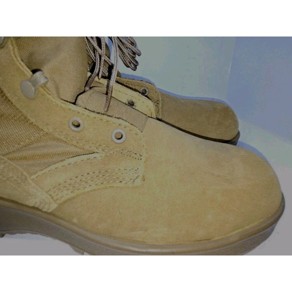 Rocky 798 Men’s 10 R Combat Boots Hot Weather Coyote Brown Suede Made In USA!